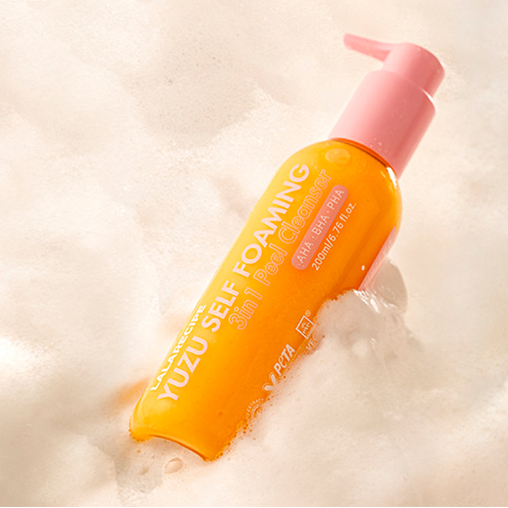 YUZU SELF FOAMING 3in1 PEEL CLEANSER