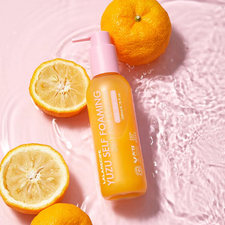 YUZU SELF FOAMING 3in1 PEEL CLEANSER